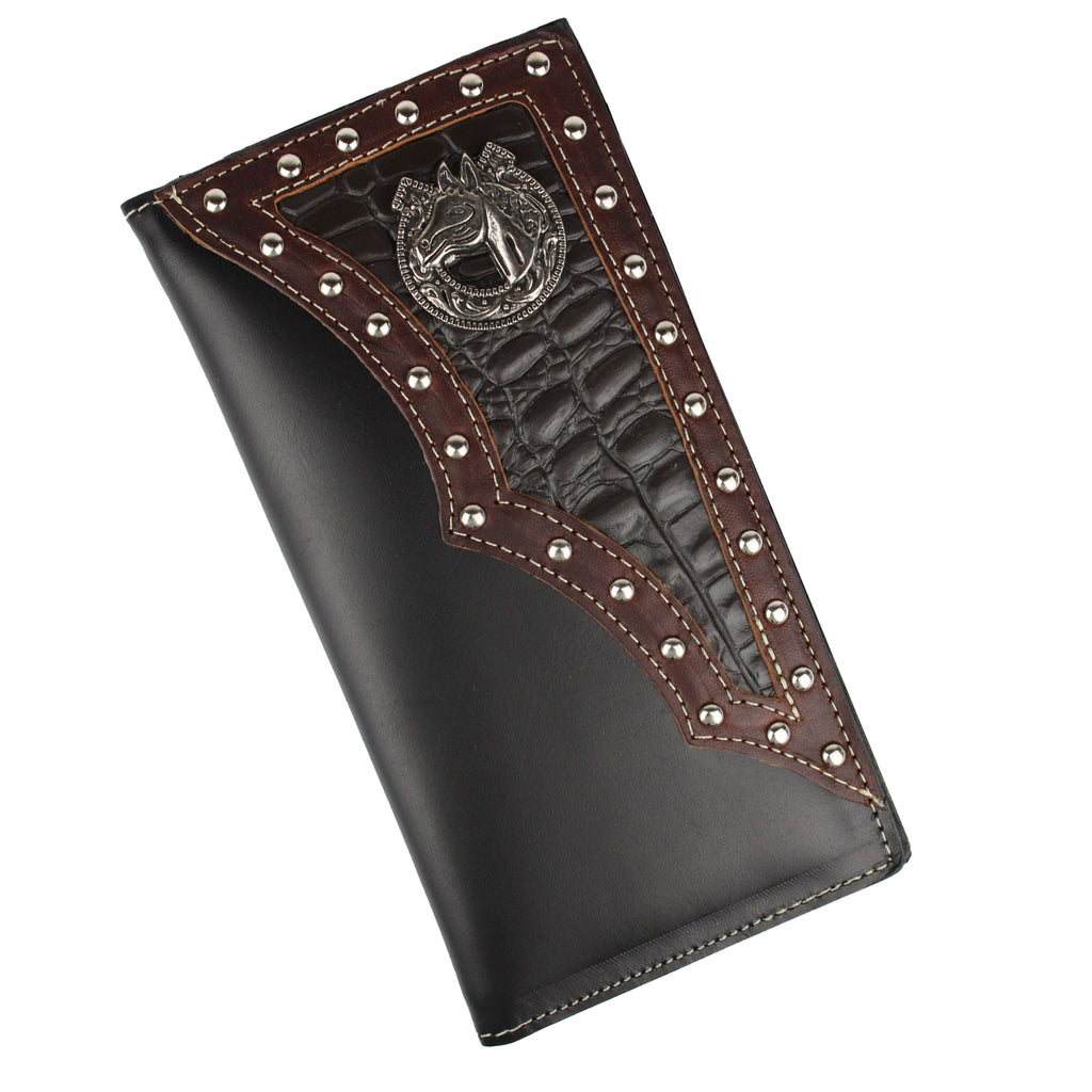 Men's Western Leather Wallets, Rodeo, Cowboy